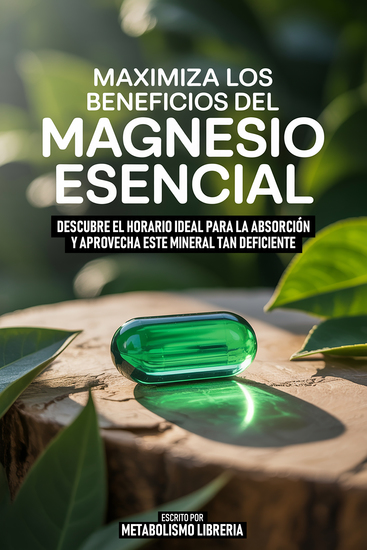 Maximiza Los Beneficios Del Magnesio Esencial - Descubre El Horario Ideal Para La Absorción Y Aprovecha Este Mineral Tan Deficiente - cover