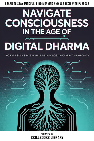Navigate Consciousness In The Age Of Digital Dharma - 100 Fast Skills To Balance Technology And Spiritual Growth - cover