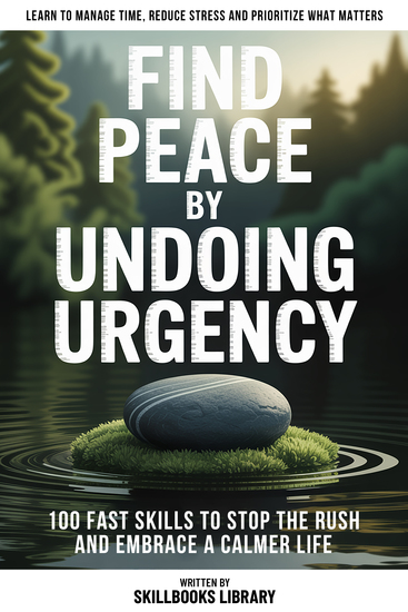 Find Peace By Undoing Urgency - 100 Fast Skills To Stop The Rush And Embrace A Calmer Life - cover