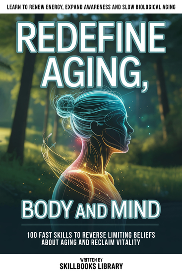 Redefine Aging Body And Mind - 100 Fast Skills To Reverse Limiting Beliefs About Aging And Reclaim Vitality - cover