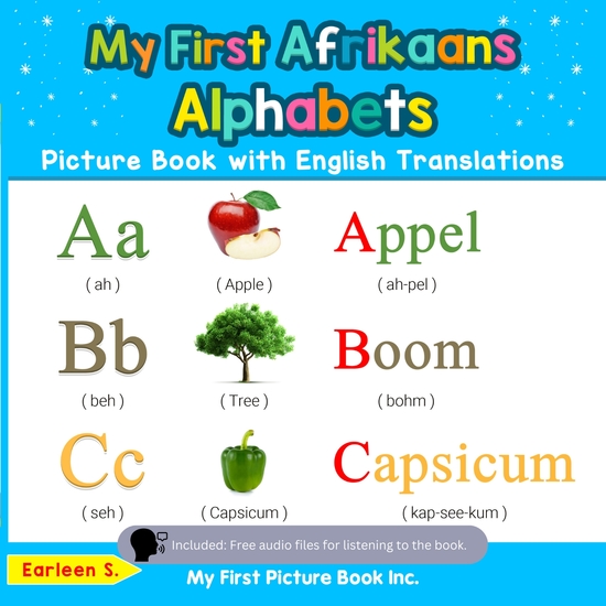My First Afrikaans Alphabets Picture Book with English Translations - Bilingual Early Learning & Easy Teaching Afrikaans Books for Kids - cover