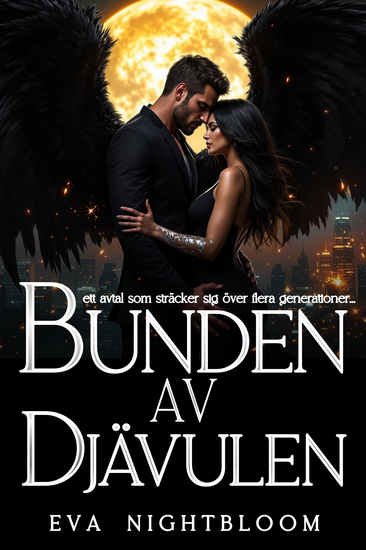 Bunden av djävulen - En urban fantasy-romance med engle og dæmoner hvor sjælefrænder er forudbestemt (Standalone engle og dæmoner sjælefrænder paranormale romancer) - cover