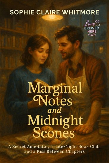 Marginal Notes and Midnight Scones - A Secret Annotator a Late-Night Book Club and a Kiss Between Chapters - cover