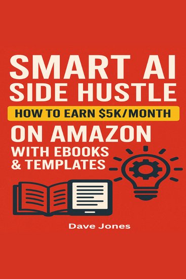 Smart AI Side Hustle - How to Earn $5K Month on Amazon with Ebooks & Templates - cover