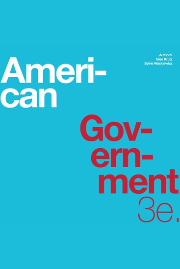 American Government 3e - (OpenStax Audio Textbook) - cover