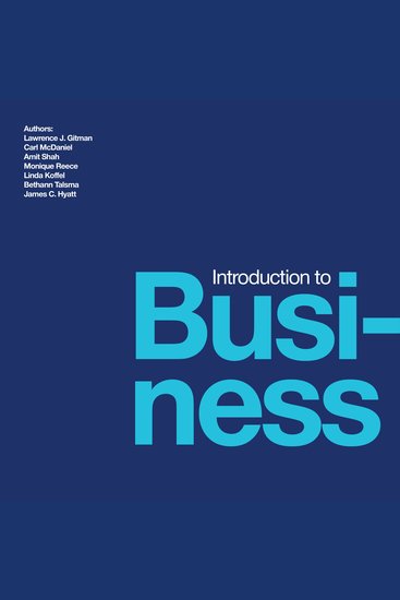 Introduction to Business - (OpenStax Audio Textbook) - cover