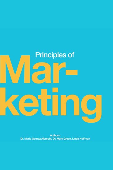 Principles of Marketing - (OpenStax Audio Textbook) - cover