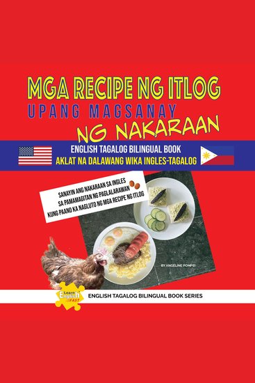 Mga Recipe Ng Itlog Upang Magsanay Ng Nakaraan Aklat Na Dalawahang Wika Ingles Tagalog - cover