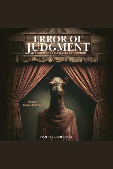 Error of Judgment - An Architect's Calculated Retribution - cover
