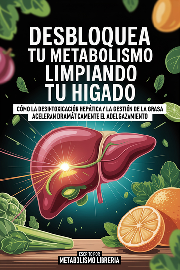 Desbloquea Tu Metabolismo Limpiando Tu Higado - Cómo La Desintoxicación Hepática Y La Gestión De La Grasa Aceleran Dramáticamente El Adelgazamiento - cover