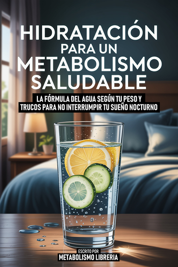 Hidratacion Para Un Metabolismo Saludable - La Fórmula Del Agua Según Tu Peso Y Trucos Para No Interrumpir Tu Sueño Nocturno - cover