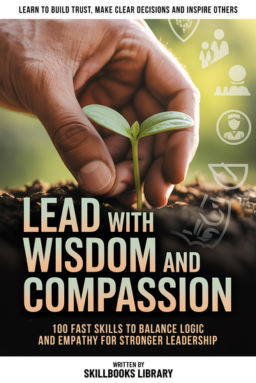 Lead With Wisdom And Compassion - 100 Fast Skills To Balance Logic And Empathy For Stronger Leadership - cover