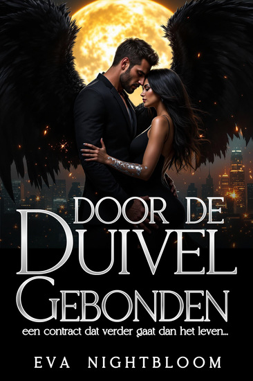 Door de duivel gebonden - Een urban fantasy romance met engelen en demonen waarin zielsverwanten zijn voorbestemd (Standalone Engelen en demonen zielsverwanten paranormale romantiek) - cover