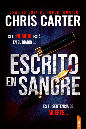 Escrito en sangre - Un thriller policíaco del detective Robert Hunter - cover
