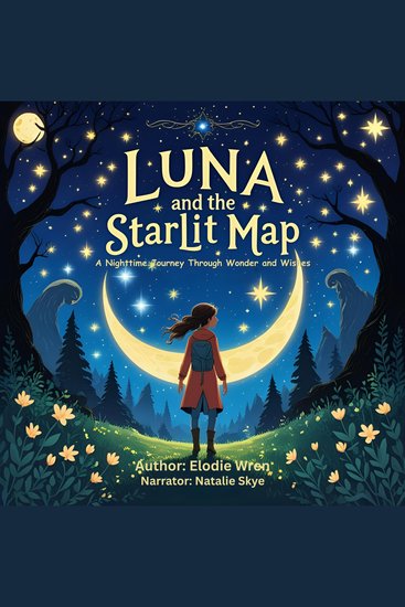 Luna and the Starlit Map - A Nighttime Journey Through Wonder and Wishes - cover