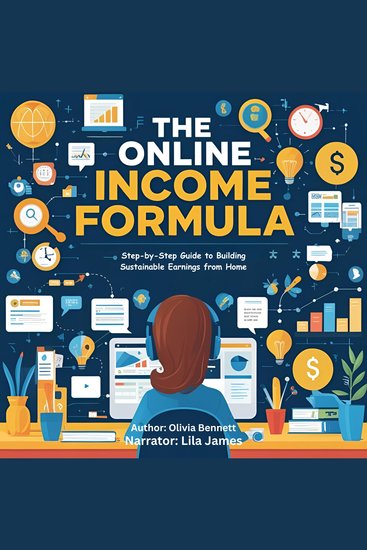 The Online Income Formula - Step-by-Step Guide to Building Sustainable Earnings from Home - cover