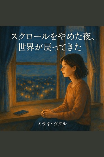 スクロールをやめた夜、世界が戻ってきた - ～あなたの「いま」と、もういちど出会う物語～ - cover