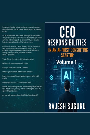 CEO Responsibilities in an AI-First Consulting Startup - A Strategic Guide to Building Leading and Scaling Intelligent Consulting Companies in the AI Era - cover