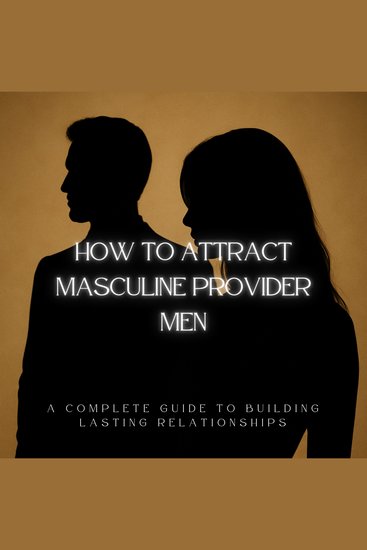 How To Attract a Masculine Provider Man - A Complete Guide to Building Lasting Relationships - cover