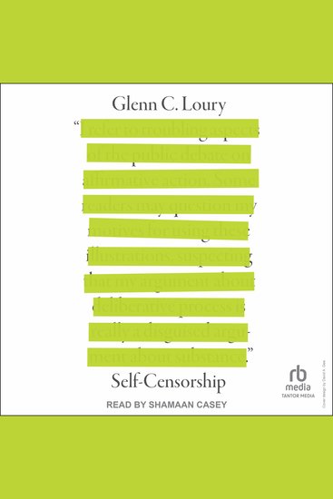 Self-Censorship - cover