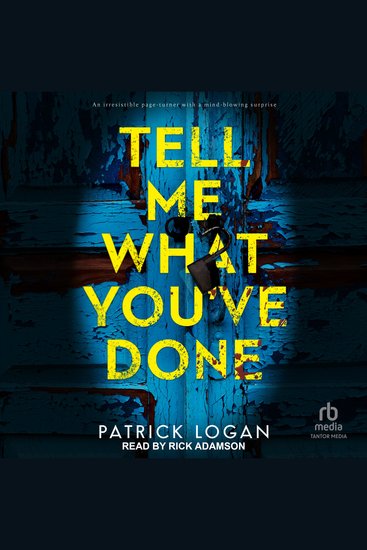 Tell Me What You've Done - cover