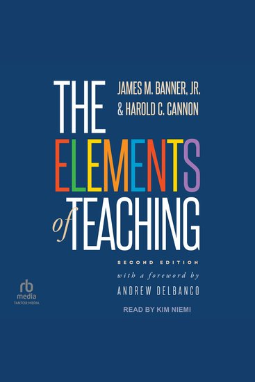 The Elements of Teaching - Second Edition - cover