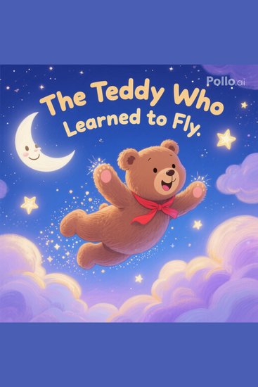 The Teddy who learned to fly - A Magical Bedtime Adventure About Courage and Dreams - cover