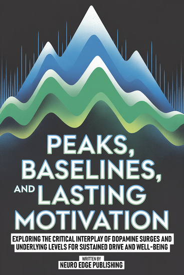 Peaks Baselines And Lasting Motivation - Exploring The Critical Interplay Of Dopamine Surges And Underlying Levels For Sustained Drive And Well-Being - cover
