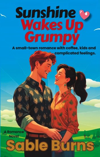 Sunshine Wakes Up Grumpy - A small-town romance with coffee kids and complicated feelings - cover