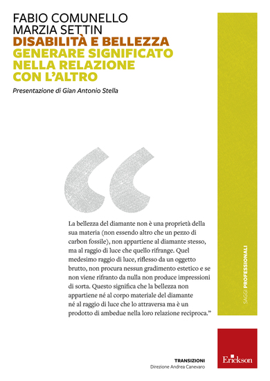 Disabilità e bellezza - Generare significato nella relazione con l'Altro - cover