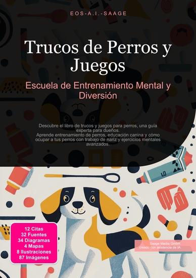 Trucos de Perros y Juegos - Escuela de Entrenamiento Mental y Diversión - cover