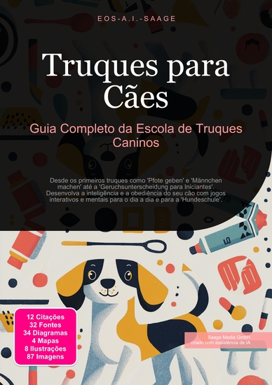 Truques para Cães - Guia Completo da Escola de Truques Caninos - cover