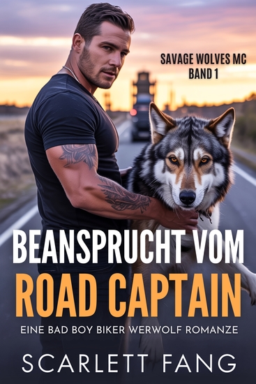 Beansprucht vom Road Captain - Eine Bad Boy Biker Werwolf Romanze - cover
