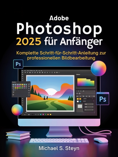 Adobe Photoshop 2025 für Anfänger - Komplette Schritt-für-Schritt-Anleitung zur professionellen Bildbearbeitung - cover