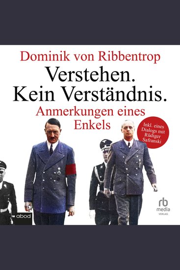 Verstehen Kein Verständnis - Anmerkungen eines Enkels - cover