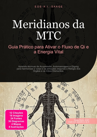 Meridianos da MTC - Guia Prático para Ativar o Fluxo de Qi e a Energia Vital - cover