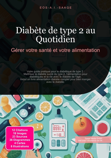Diabète de type 2 au Quotidien - Gérer votre santé et votre alimentation - cover