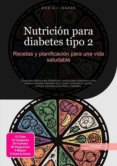 Nutrición para diabetes tipo 2 - Recetas y planificación para una vida saludable - cover