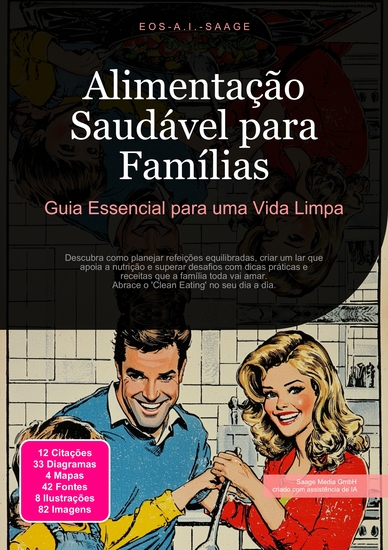 Alimentação Saudável para Famílias - Guia Essencial para uma Vida Limpa - cover