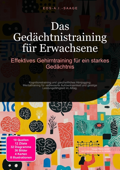 Das Gedächtnistraining für Erwachsene - Effektives Gehirntraining für ein starkes Gedächtnis - cover