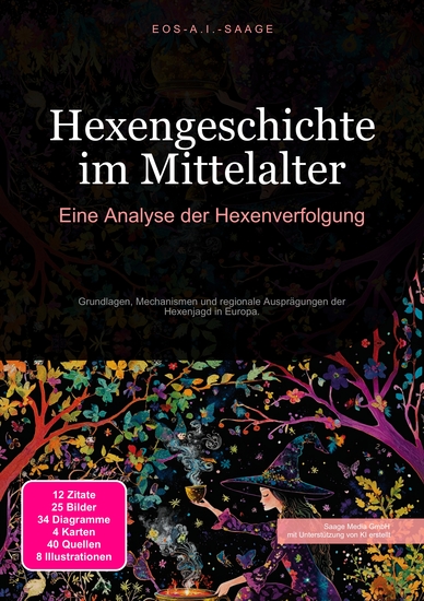 Hexengeschichte im Mittelalter - Eine Analyse der Hexenverfolgung - cover