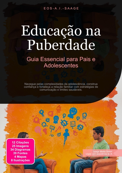 Educação na Puberdade - Guia Essencial para Pais e Adolescentes - cover