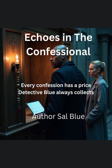 Echoes in the Confessional - every confession has a price Detective Blue always collects - cover