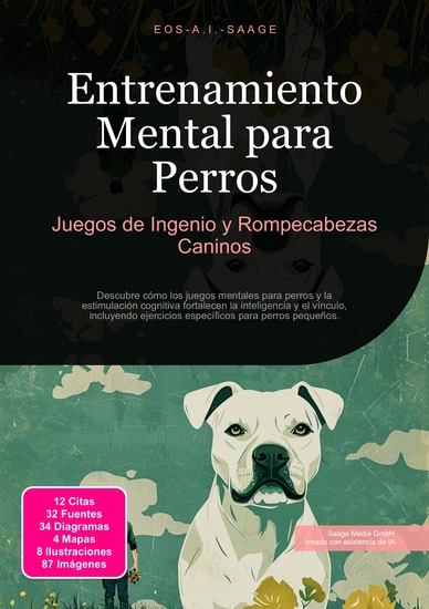 Entrenamiento Mental para Perros - Juegos de Ingenio y Rompecabezas Caninos - cover