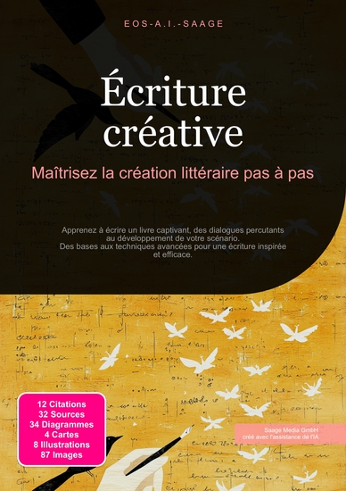 Écriture créative - Maîtrisez la création littéraire pas à pas - cover