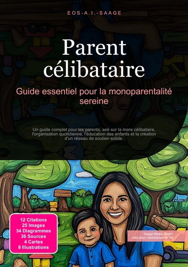 Parent célibataire - Guide essentiel pour la monoparentalité sereine - cover