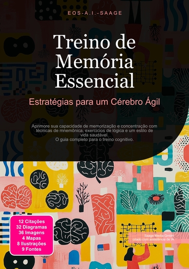Treino de Memória Essencial - Estratégias para um Cérebro Ágil - cover