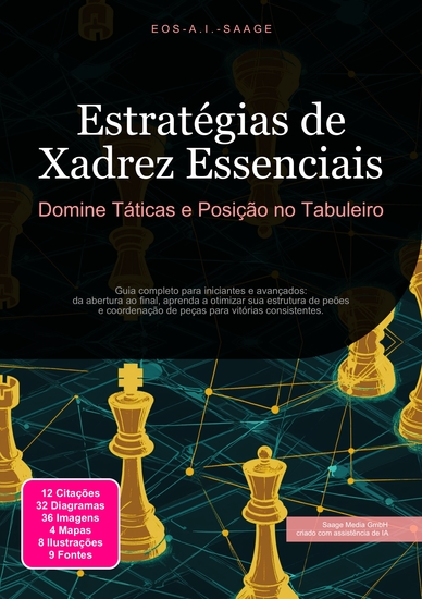 Estratégias de Xadrez Essenciais - Domine Táticas e Posição no Tabuleiro - cover