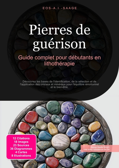 Pierres de guérison - Guide complet pour débutants en lithothérapie - cover
