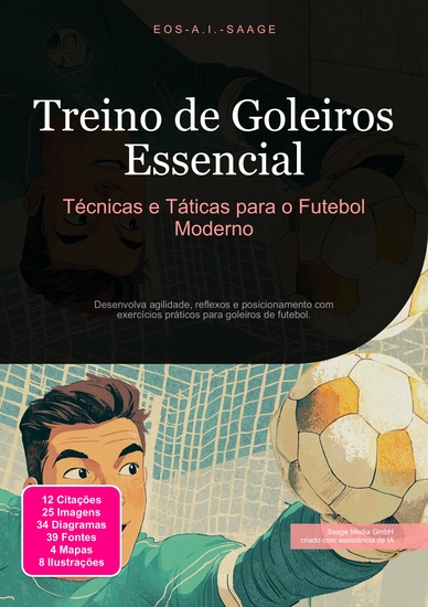Treino de Goleiros Essencial - Técnicas e Táticas para o Futebol Moderno - cover